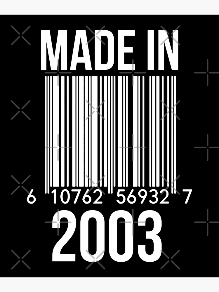 Thumbnail 3 of 3, Poster, Made In 2003 designed and sold by RandomStuffShop.