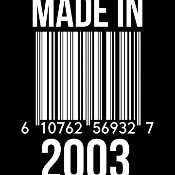 Artwork thumbnail, Made In 2003 by RandomStuffShop