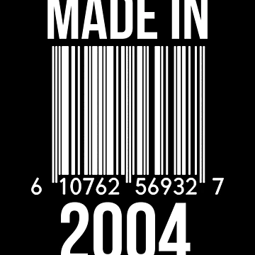 Artwork thumbnail, Made In 2004 by RandomStuffShop