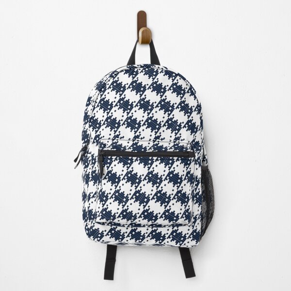 Item preview, Space Invader Dogtooth Pattern Navy designed and sold by Quooki.