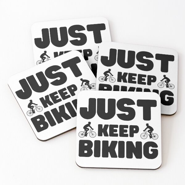 Item preview, Just Keep Biking designed and sold by BahiaStyle.