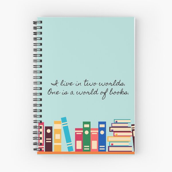 Item preview, A World of Books - Teal designed and sold by RebekahLanden.