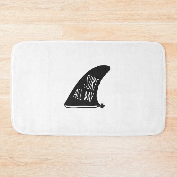 Item preview, Surf surfing surf all day quotes fin designed and sold by Tropical Blood.