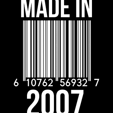 Artwork thumbnail, Made In 2007 by RandomStuffShop