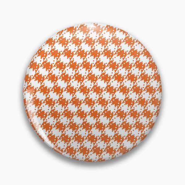 Item preview, Space Invader Dogtooth Pattern Orange designed and sold by Quooki.
