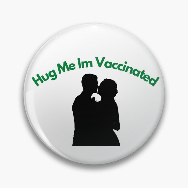 Aperçu de l'œuvre Hug Me Im Vacciné créée et vendue par leonmarket.
