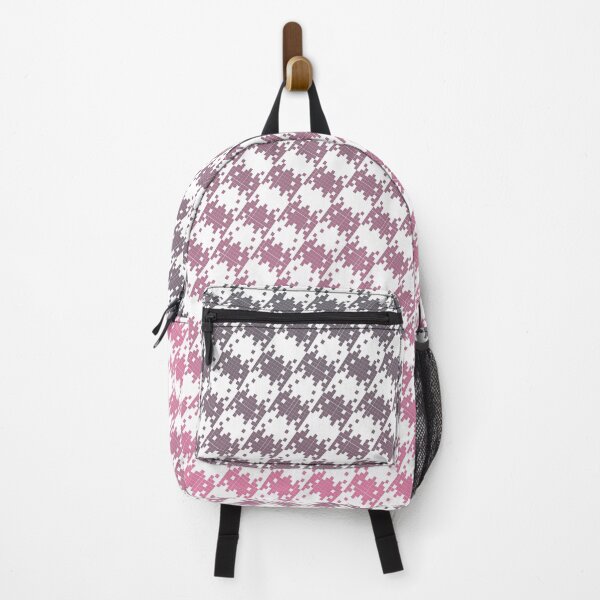 Item preview, Space Invader Dogtooth Pattern Grey and Pink Fade designed and sold by Quooki.
