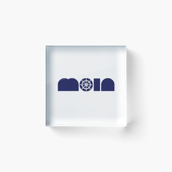Item preview, Moin steering wheel (Low German / Plattdüütsch / Navy) designed and sold by Roderix.