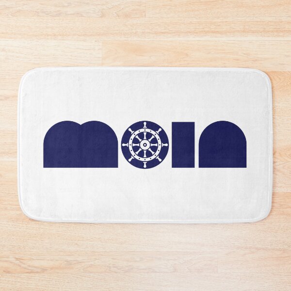 Item preview, Moin steering wheel (Low German / Plattdüütsch / Navy) designed and sold by Roderix.