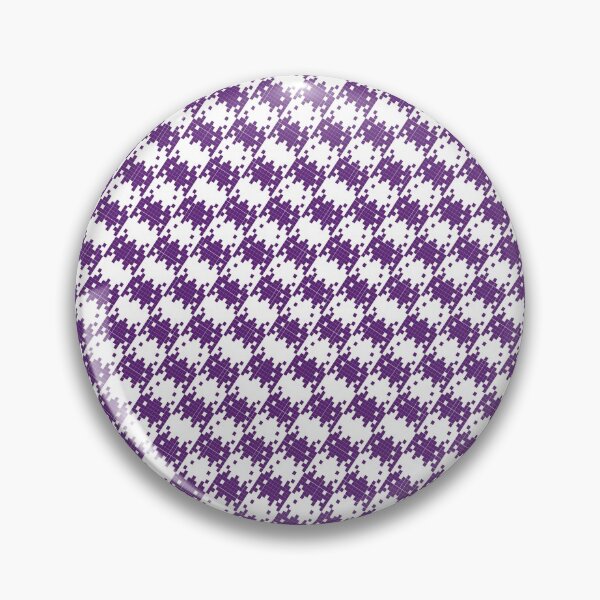 Item preview, Space Invader Dogtooth Pattern Purple designed and sold by Quooki.