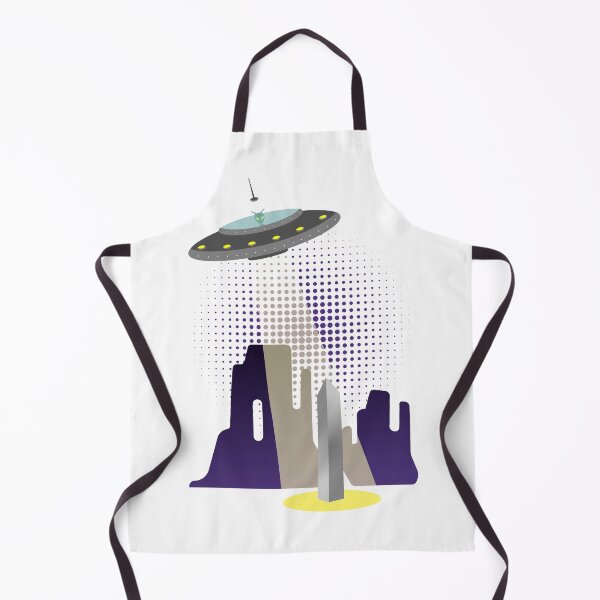 Item preview, Alien en OVNI plantando un monolito en Utah designed and sold by Happy Puppy Print On Demand.