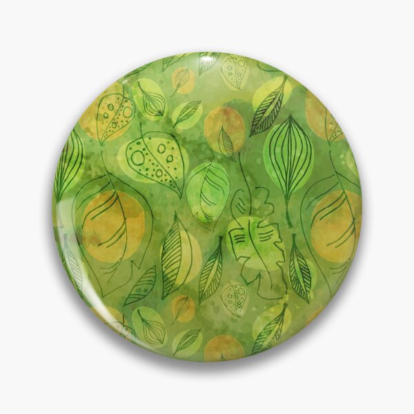 Item preview, Green with Leaf Watercolor Background designed and sold by Found Dream.