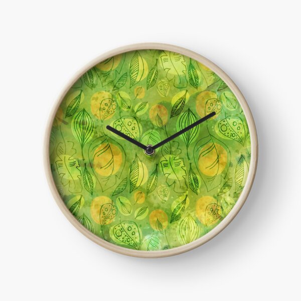 Item preview, Green with Leaf Watercolor Background designed and sold by Found Dream.