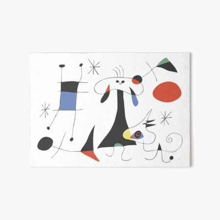 Joan Miró The Sun (El Sol) 1949 - La peinture la plus attrayante de Miro pour tout le monde Impression rigide