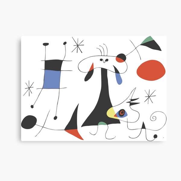 Joan Miró The Sun (El Sol) 1949 - La peinture la plus attrayante de Miro pour tout le monde Impression sur toile