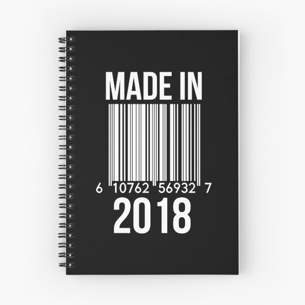 Item preview, Made In 2018 designed and sold by RandomStuffShop.