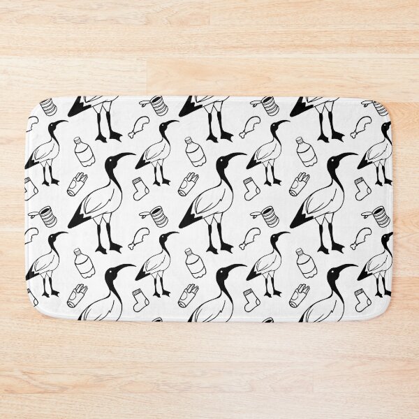 Item preview, Bin Chicken Pattern : Black designed and sold by Griffywings.