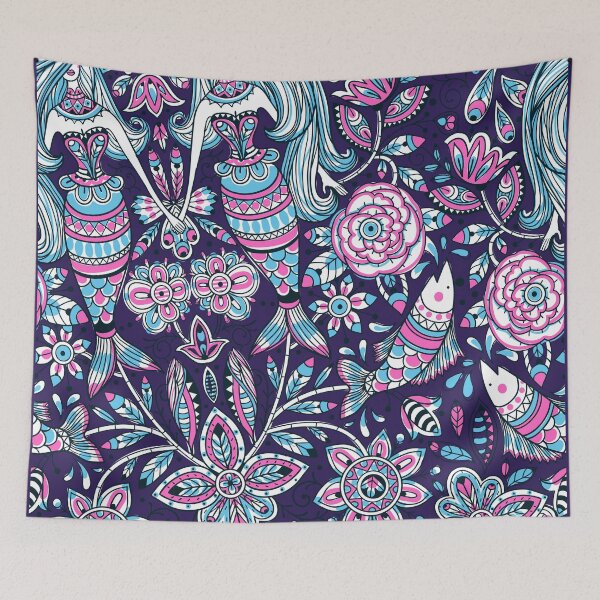 Item preview, Mermaids in the sea designed and sold by Arinom.