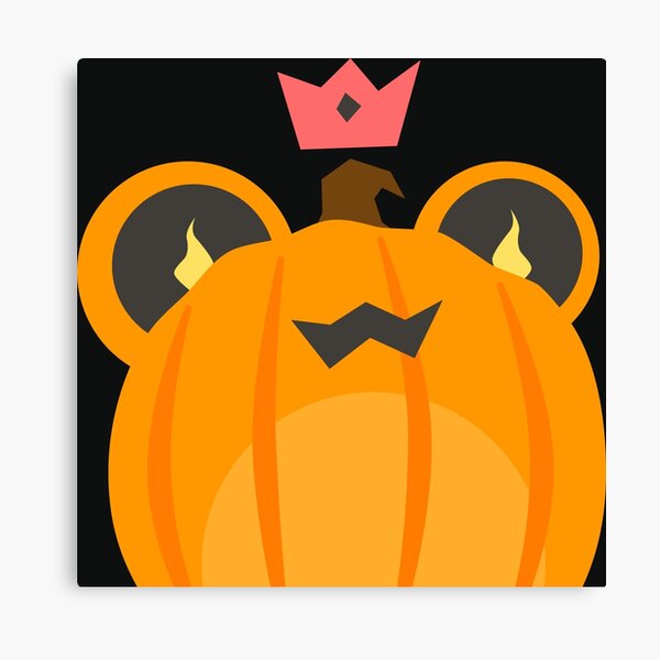 B-Froggio Pumpkin Canvas Print