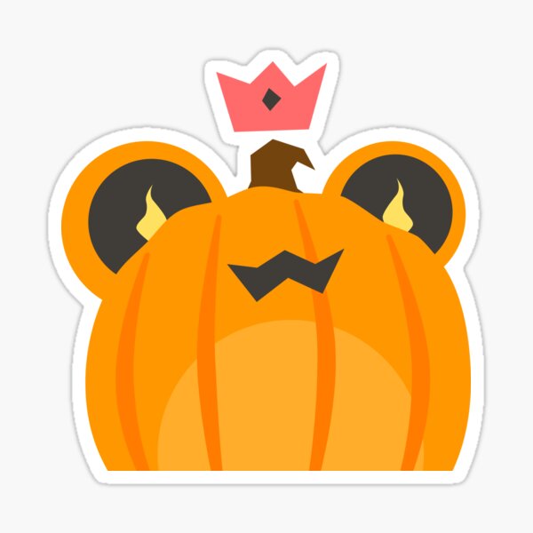 B-Froggio Pumpkin Sticker