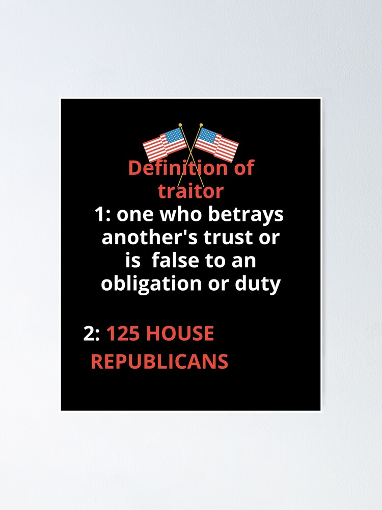 definition-of-traitor-poster-for-sale-by-amospatterson-redbubble