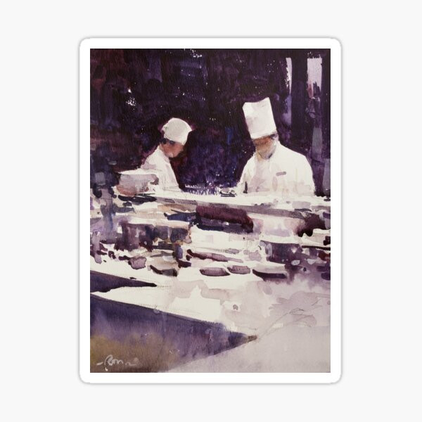 "Chef Life" Sticker by gorillabrigade Redbubble