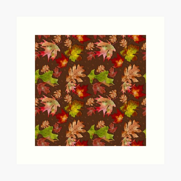 Item preview, Autumn Leaves Surface Pattern designed and sold by HeartBeams.