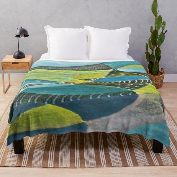 Item preview, Abstract Textures Blue Wall Art Decor designed and sold by diverseidentity.