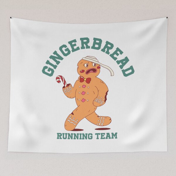 Item preview, GINGERBREAD RUNNING TEAM designed and sold by Bombastik.