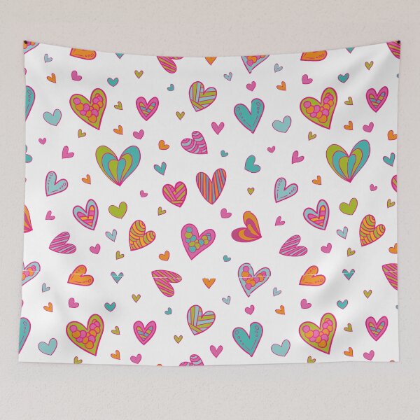 Item preview, Colorful love pattern designed and sold by yeamin0.