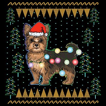 Yorkie christmas online sweater