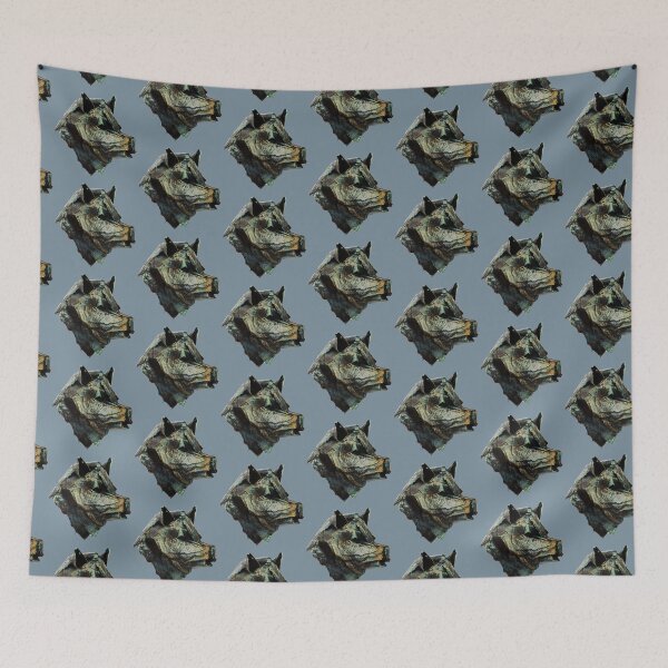 Item preview, Paper Wolf Portrait designed and sold by Ruud van Koningsbrugge.