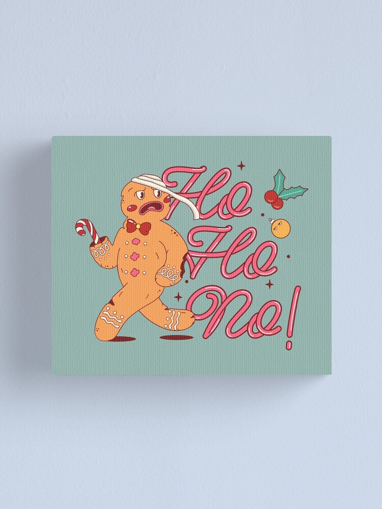 Thumbnail 1 of 3, Canvas Print, GINGERBREAD RUNNER designed and sold by Bombastik.