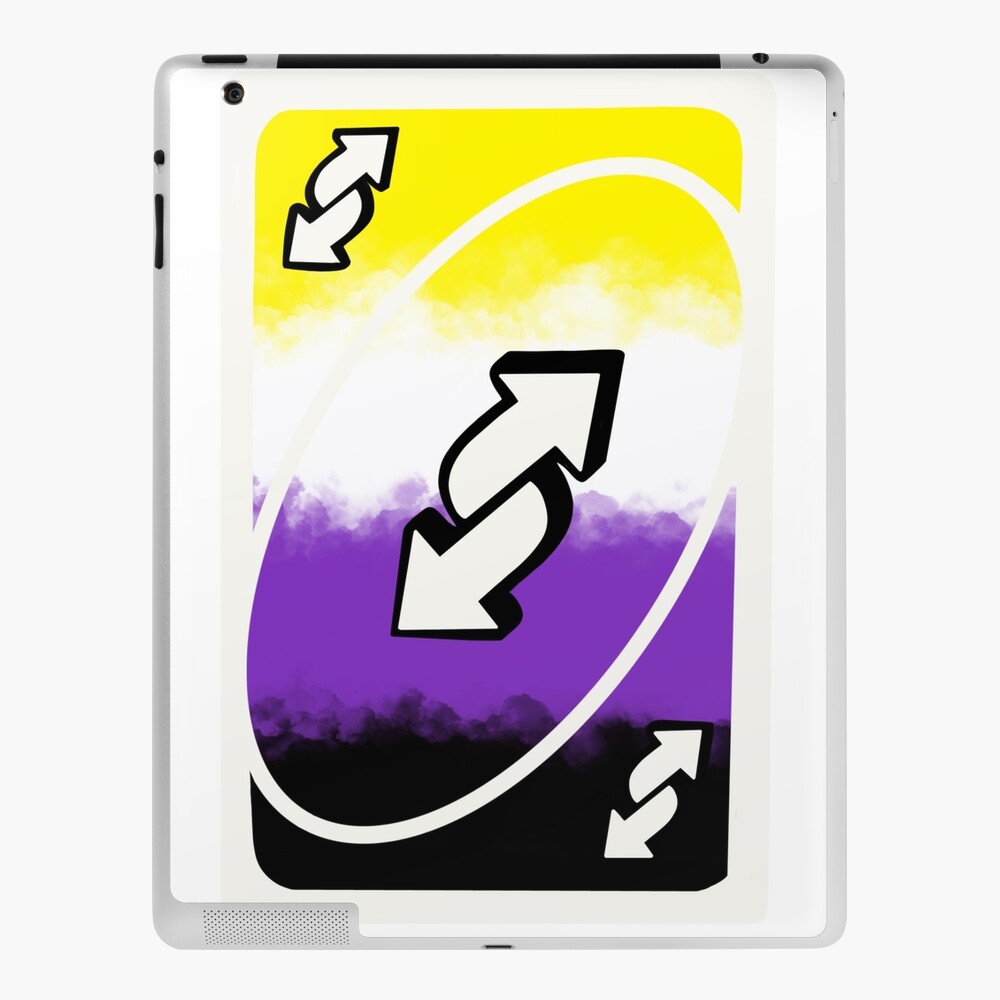 ace pride uno reverse card | Greeting Card