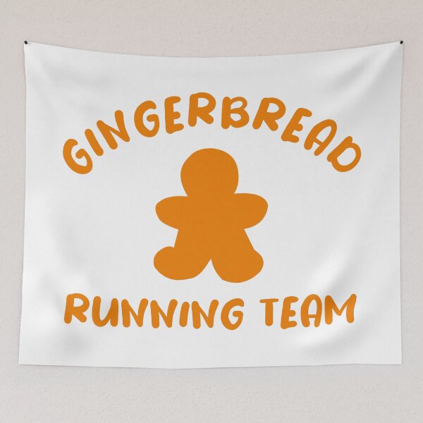 Item preview, Gingerbread Running Team - Funny Cute Gingerbread designed and sold by Seth's Tees.