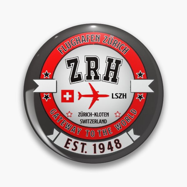 Item preview, ZRH Airport Zürich Switzerland - Vintage Design designed and sold by FouDeeziner.