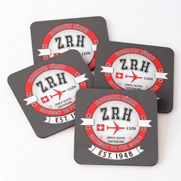 Item preview, ZRH Airport Zürich Switzerland - Vintage Design designed and sold by FouDeeziner.