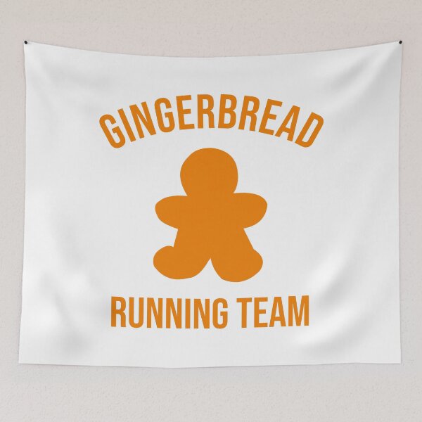 Item preview, Gingerbread Running Team - Funny Cute Gingerbread designed and sold by Seth's Tees.