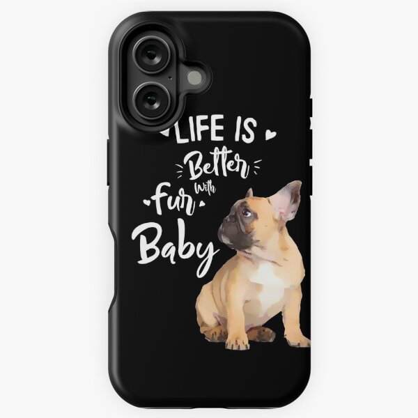 Item preview, French bulldog lovers, Life is bitter with fur baby designed and sold by Collagedream.