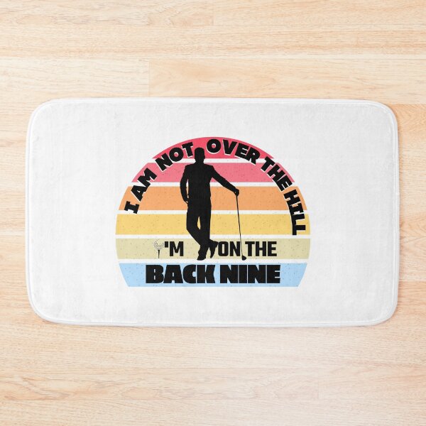 Item preview, Golf gifts, I am Not over the Hill, I am on the Back Nine, Vintage Sunset Design for Golf Lovers designed and sold by AmazingEcraft.