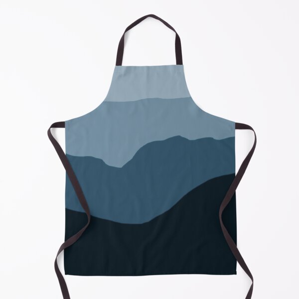 Item preview, Mountain Range in Blue designed and sold by The Ginger Dragonfly Design Company.