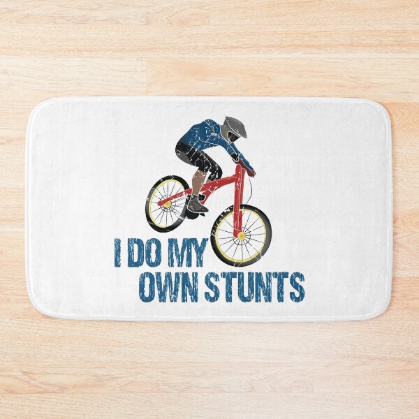 Item preview, I Do My Own Stunts Downhill Bike designed and sold by TheInkElephant.