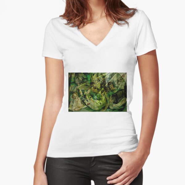 Fitted V-Neck T-Shirt