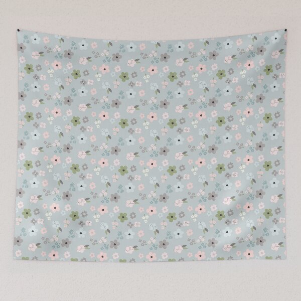 Item preview, Blue Ditsy Print designed and sold by LouiseFranksArt.