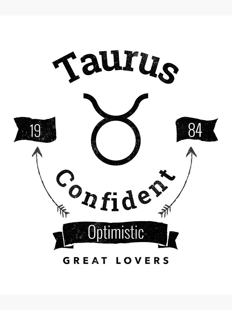 Taurus Zodiac Sign Taurus Constellation And Traits Poster By Ofers6901 Redbubble 