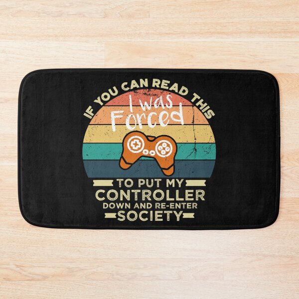 Item preview, If You Can Read This I was Forced to Put My Controller Down and Re-Enter Society | Funny Perfect Gaming Retro Vintage Graphic For Her For Him designed and sold by Van-Tees.