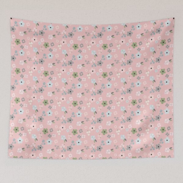 Item preview, Pink Ditsy Print designed and sold by LouiseFranksArt.
