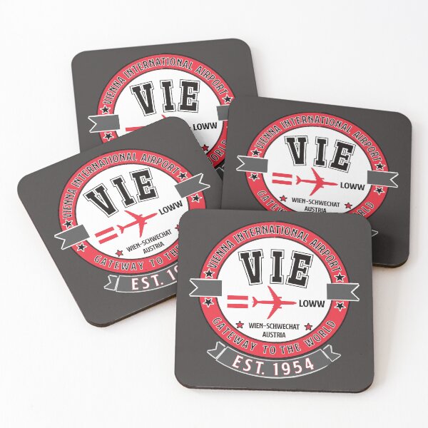 Item preview, VIE Vienna International Airport Austria - Vintage Design designed and sold by FouDeeziner.