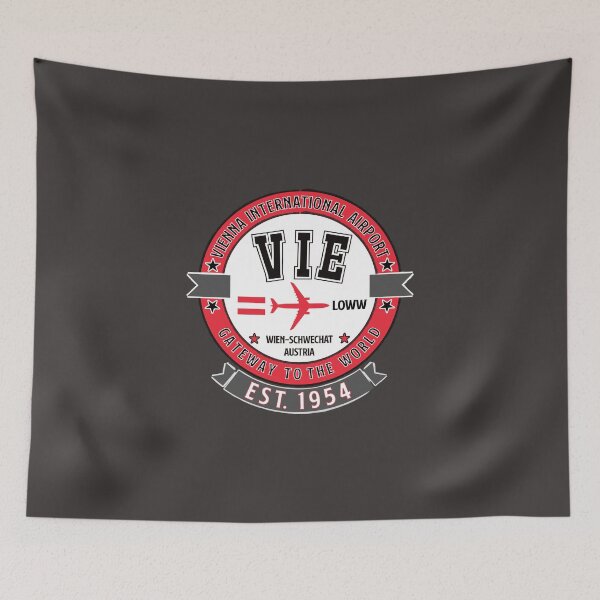 Item preview, VIE Vienna International Airport Austria - Vintage Design designed and sold by FouDeeziner.