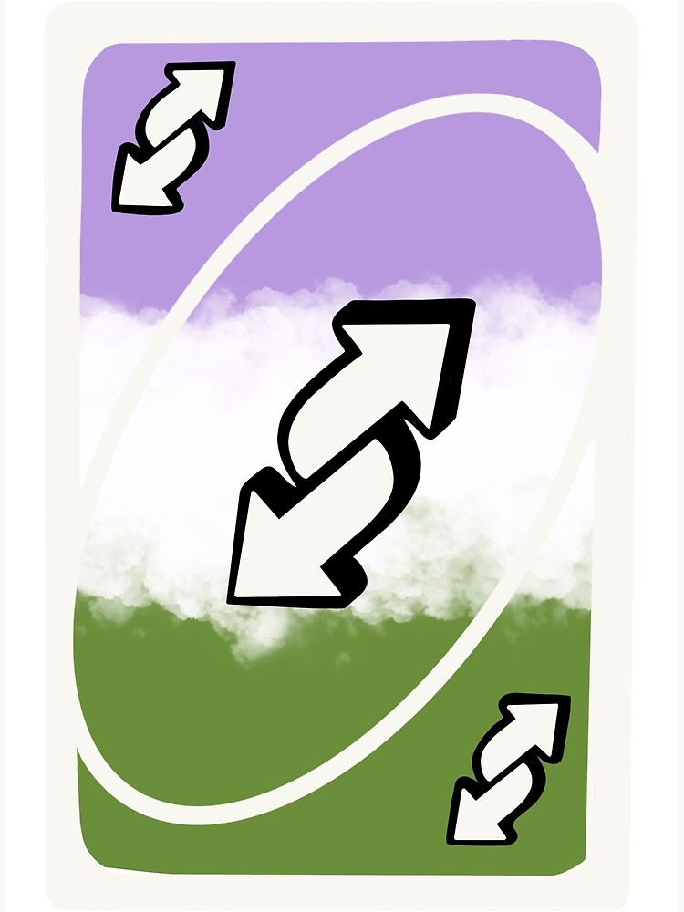 non binary uno reverse card